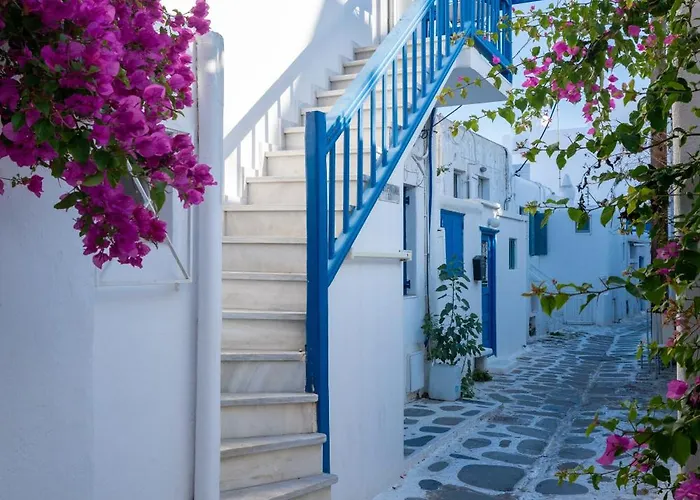 아파트 Mykonos Town Aura Panorama With Private Terrace *