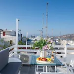 Mykonos Town Aura Panorama With Private Terrace * Megali Ammos (Mykonos)