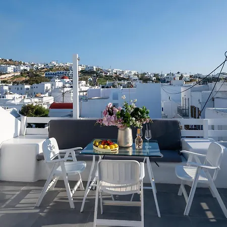 Mykonos Town Aura Panorama With Private Terrace Apartment *